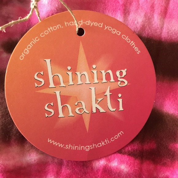 NWT Shining Shakti Organic Cotton Scarf. Pink, Brown & White. - Picture 14 of 15